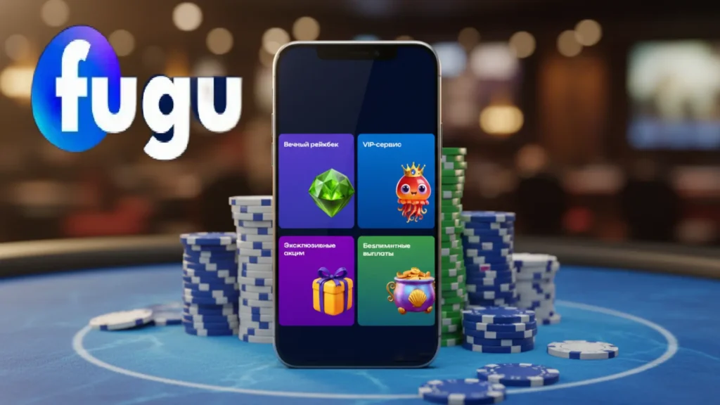 Бонусы Fugu Casino: еженедельные акции, рейкбэк, VIP система, турниры.
