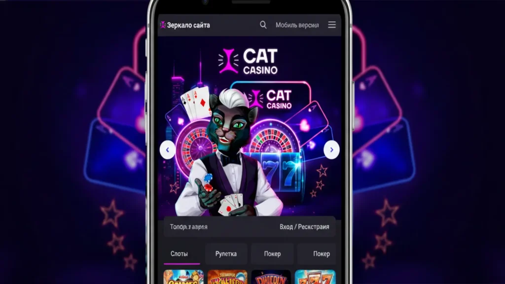 Cat Casino вход через актуальное зеркало.